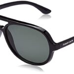 Fastrack Men's Pilot Sunglasses Black Frame, Brown Lens (Medium)-Pack of 1